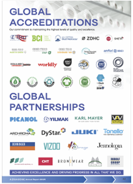Global accreditations and partnerships