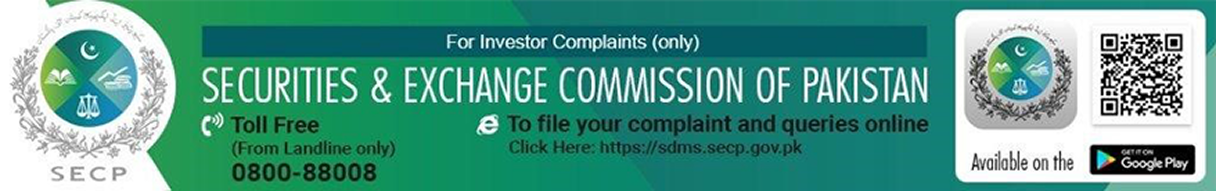 Securities and Exchange Commission of Pakistan investor complaint information